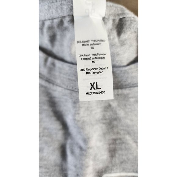 Tultex Assistant To The Regional Manager Woman Silver Crew Neck T Shirt Cotton - Picture 8 of 9